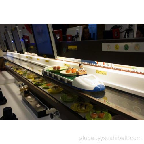 Conveyor Belt Sushi Linear track meal delivery device Supplier